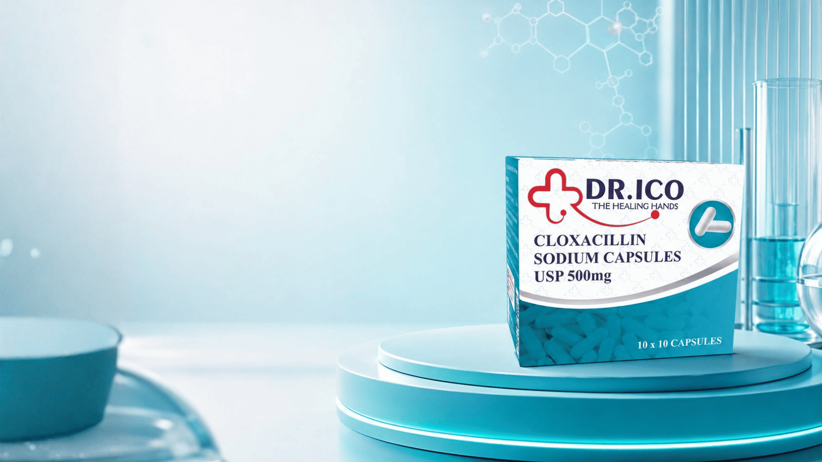 DoctorIco capsule and anti-infective packs