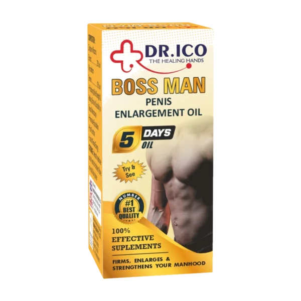 DoctorIco Boss Man Penis Enlargement Oil 5 Days product packaging