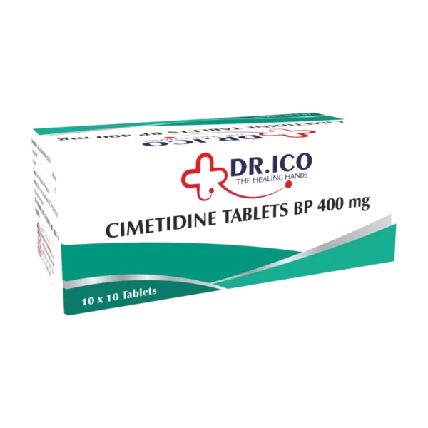 DoctorIco Cimetidine Tablets BP 400mg product packaging