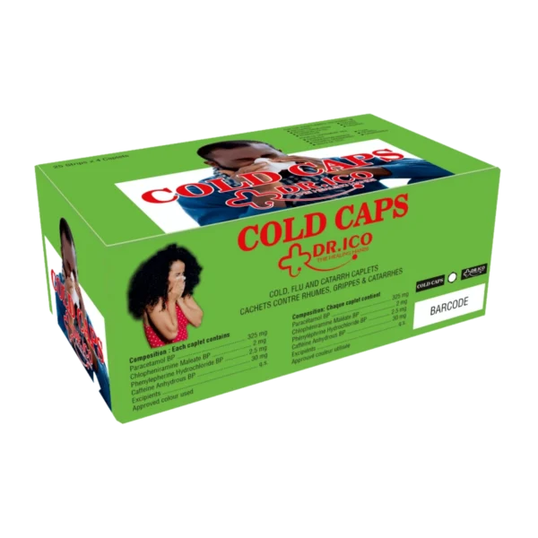 DoctorIco Cold Caps Capsules product packaging