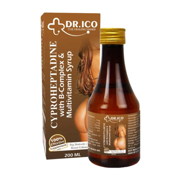 DoctorIco Cyproheptadine with B-Complex and Multivitamins Syrup 200ml product packaging