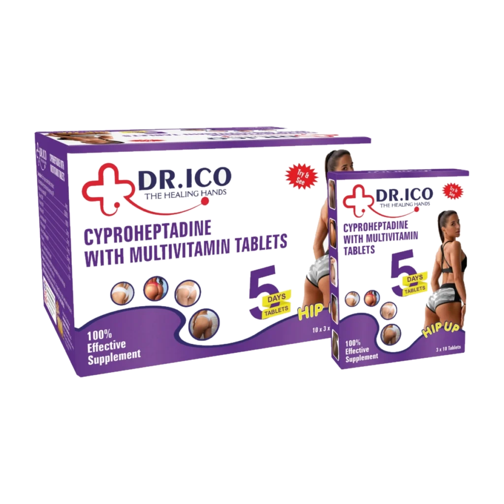 Cyproheptadine with Multivitamin Tablets 5 Days HipUp Purple