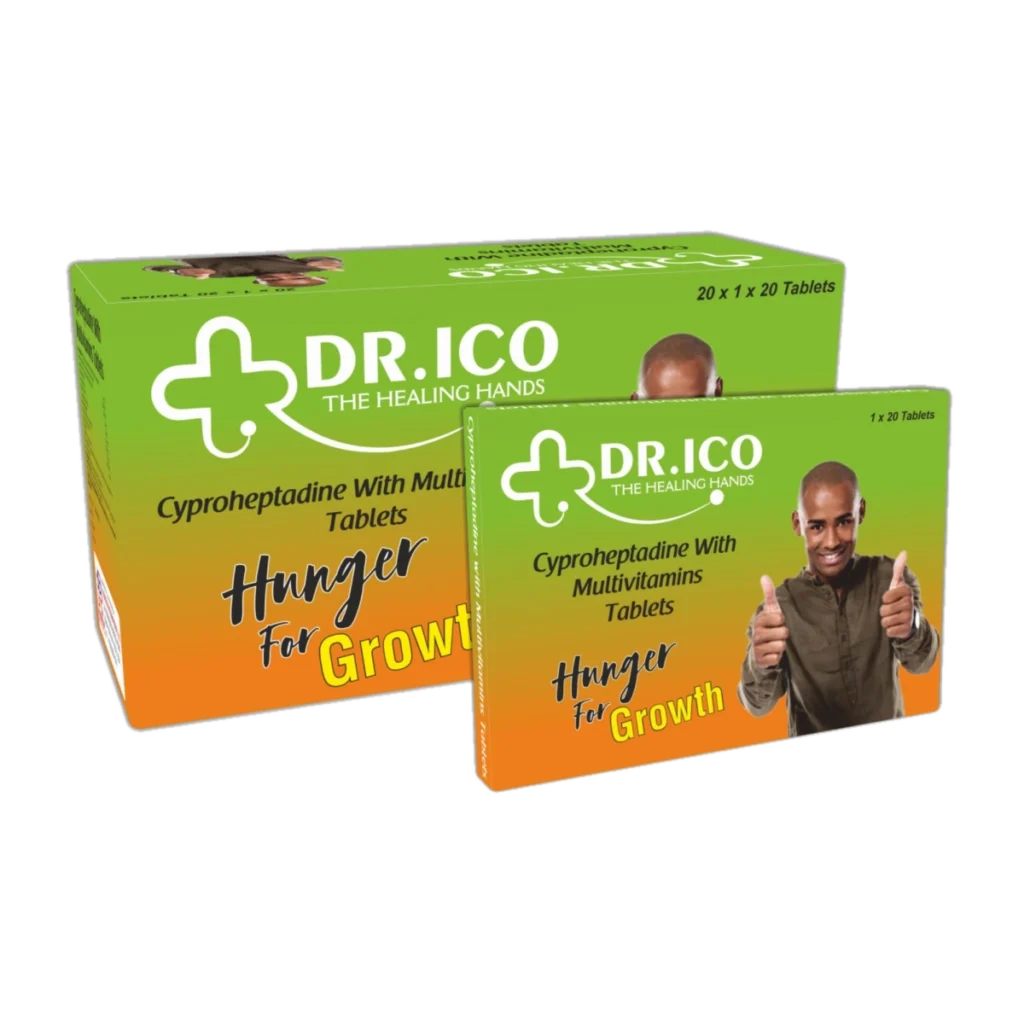 Cyproheptadine with Multivitamins Tablets Hungry for Growth Pack