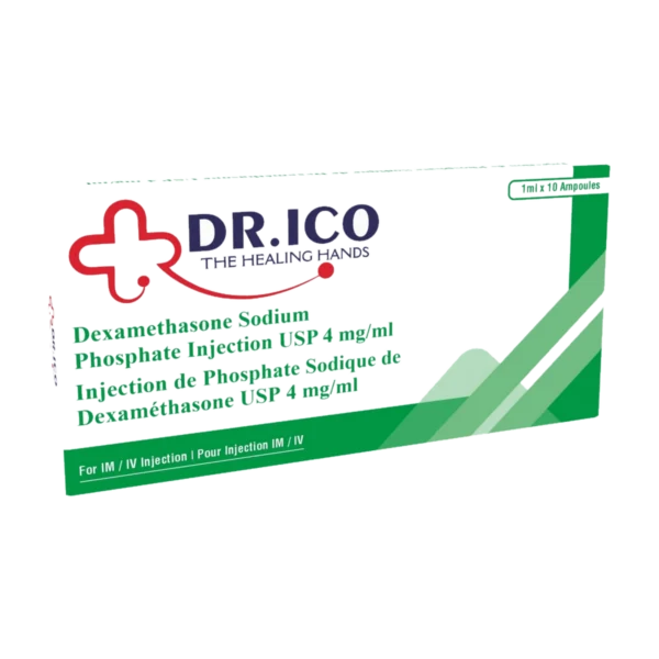 DoctorIco Dexamethasone Sodium Phosphate Injection USP 4mg-ml product packaging