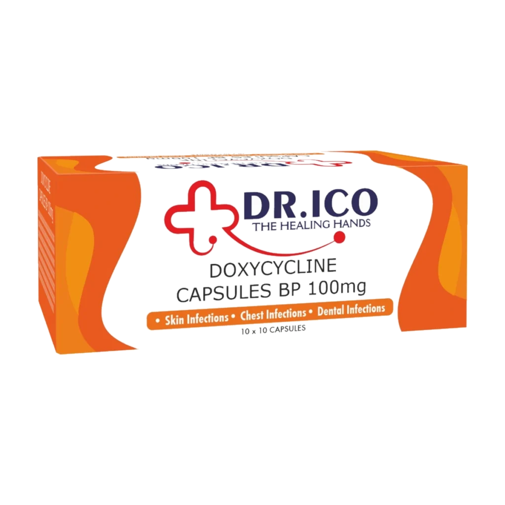 Doxycycline Capsules BP 100mg