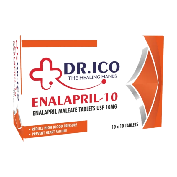 DoctorIco Enalapril-10 Enalapril Maleate Tablets USP 10mg product packaging
