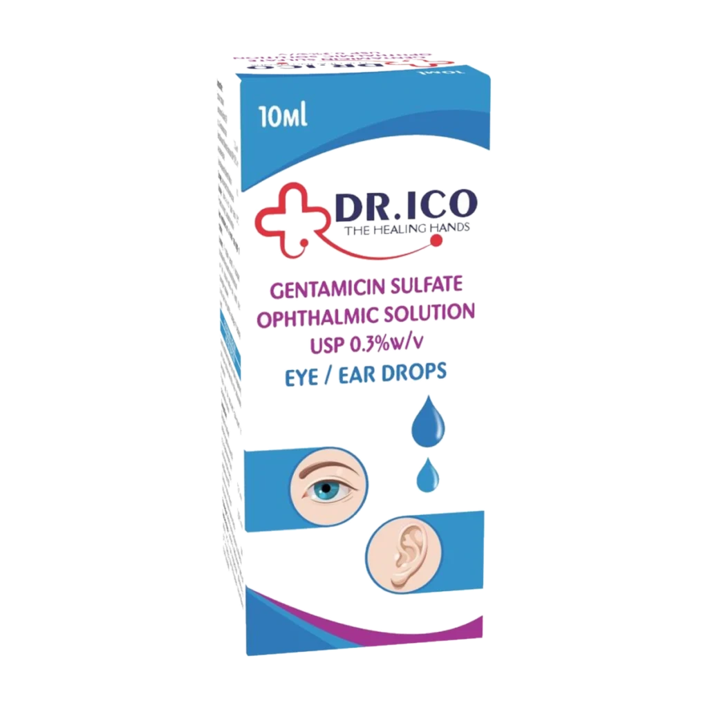 Gentamicin Sulfate Ophthalmic Solution USP 0.3 % 10ml