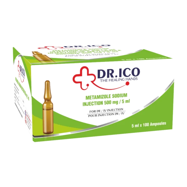 DoctorIco Metamizole Sodium Injection 500mg/5ml product packaging