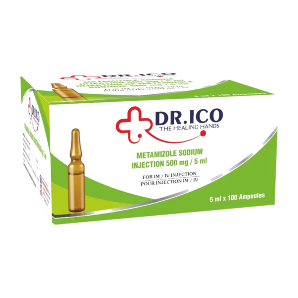 DoctorIco Metamizole Sodium Injection 500mg/5ml Green Pack product packaging