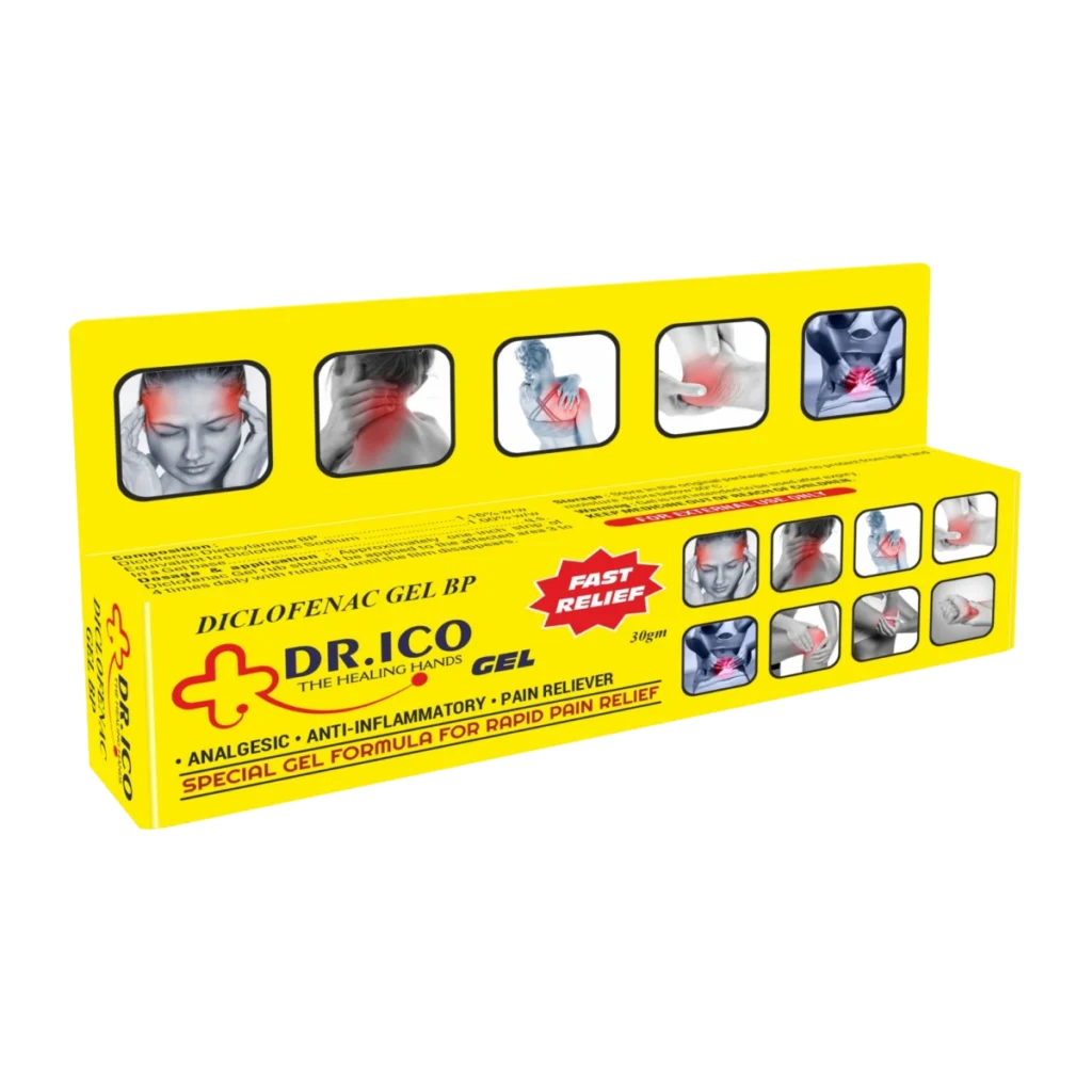 Mr Ico Fast Relief Pain Relief Gel Yellow Pack 2