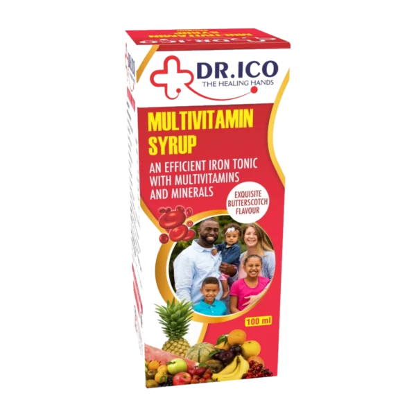 DoctorIco Multivitamin Syrup 100ml product packaging