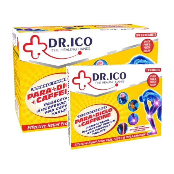 DoctorIco Para Dicl Caffeine Tablets product packaging