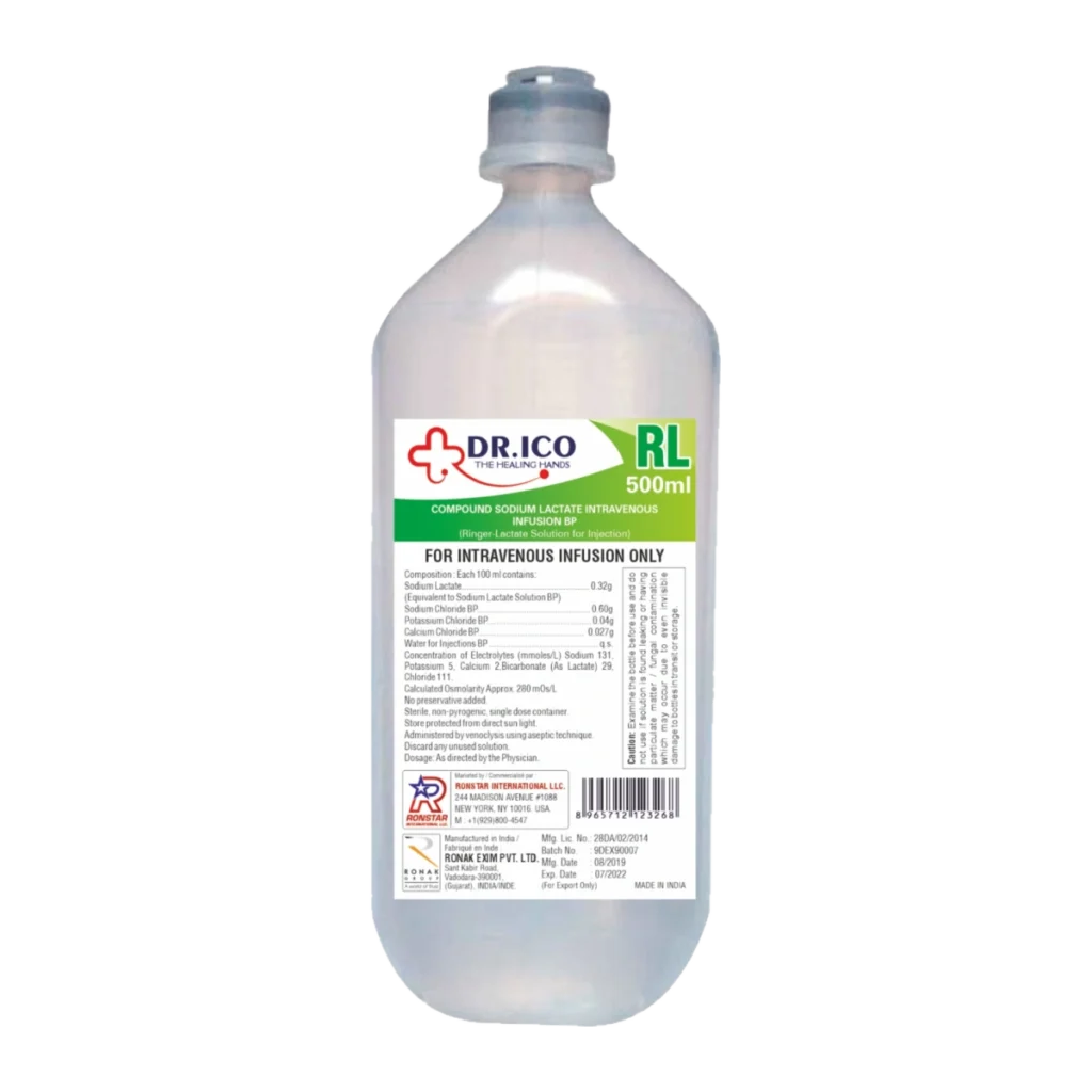 Ringer Lactate Intravenous Infusion 500ml