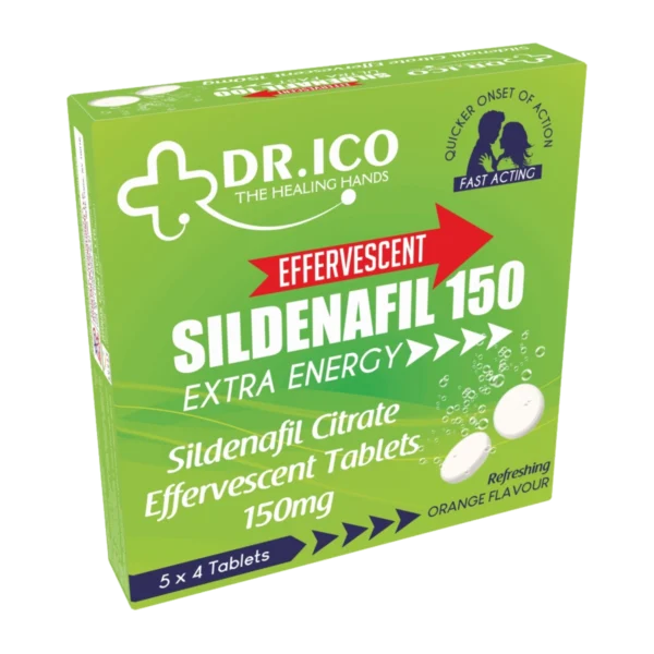 DoctorIco Sildenafil Citrate Effervescent Tablets 150mg product packaging