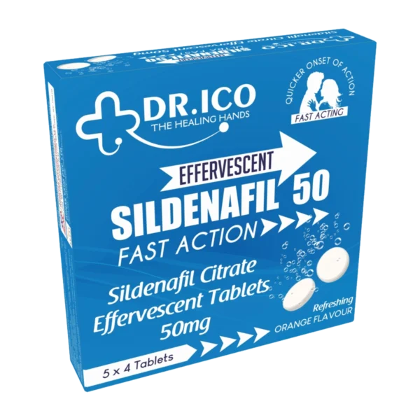 DoctorIco Sildenafil Citrate Effervescent Tablets 50mg product packaging