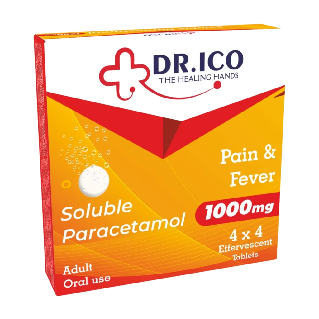 Soluble Paracetamol 1000mg Effervescent Tablets