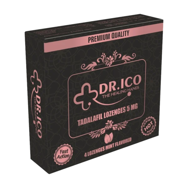 DoctorIco Tadalafil Lozenges 5mg Pink Pack product packaging
